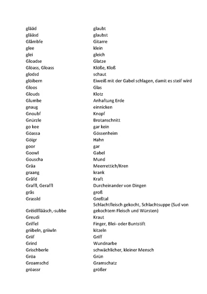 Datei:Wortliste zum Halsheimer Dialekt 5.pdf